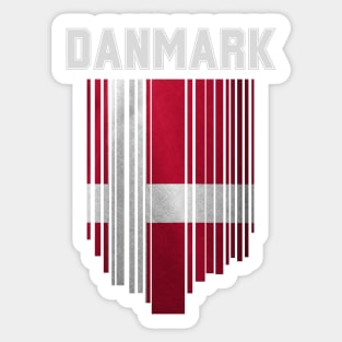 Denmark flag, danish flag Sticker